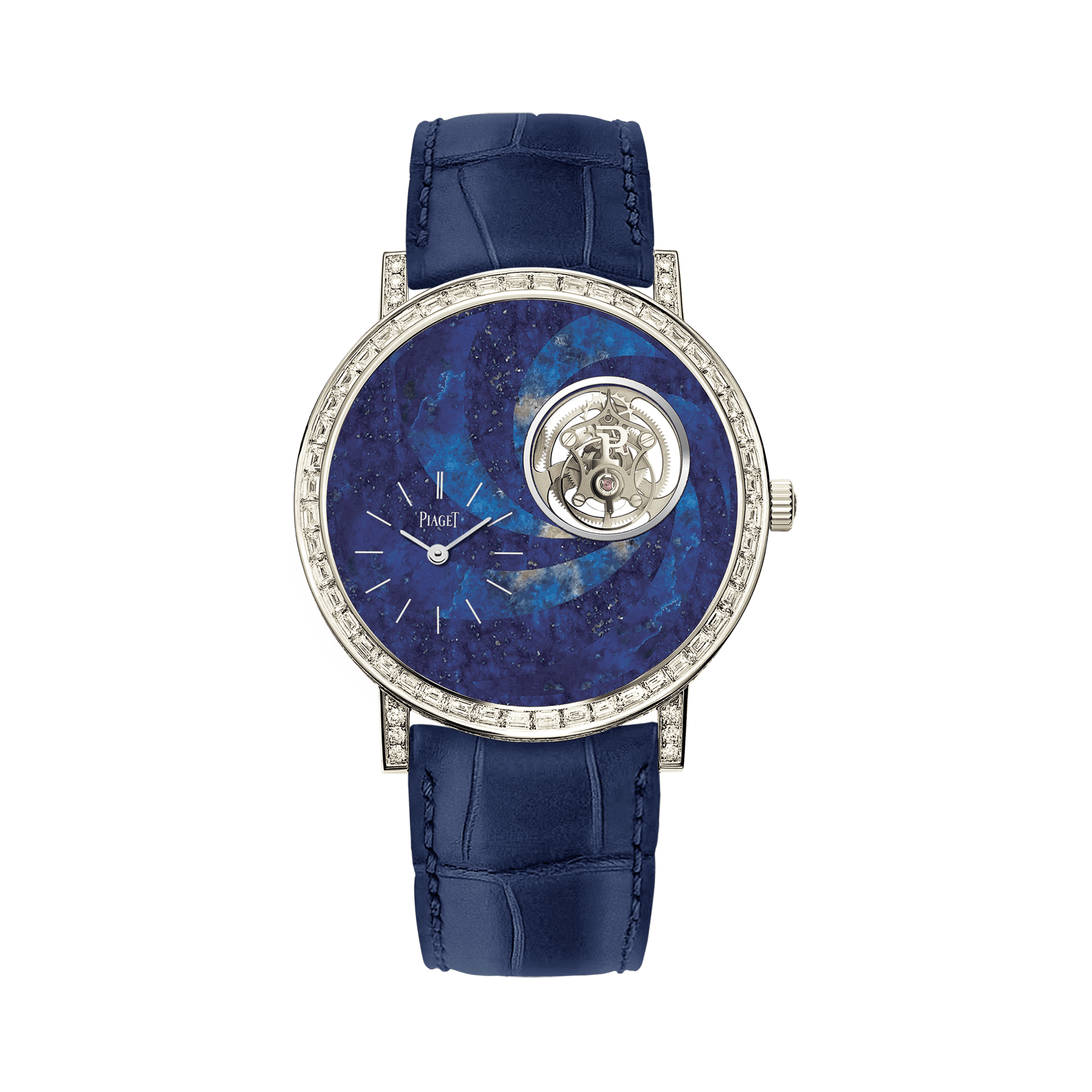 White Gold Diamond Ultra Thin Tourbillon Watch Piaget Luxury Watch