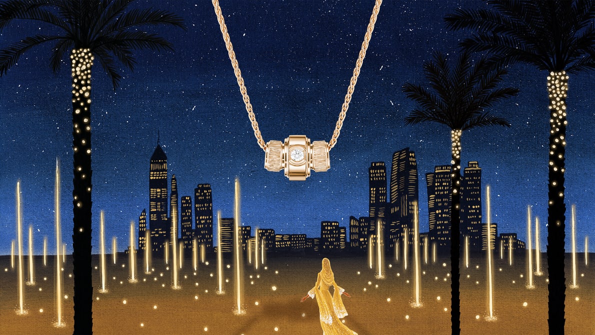 Possession rose gold diamond ring Piaget Holiday season
