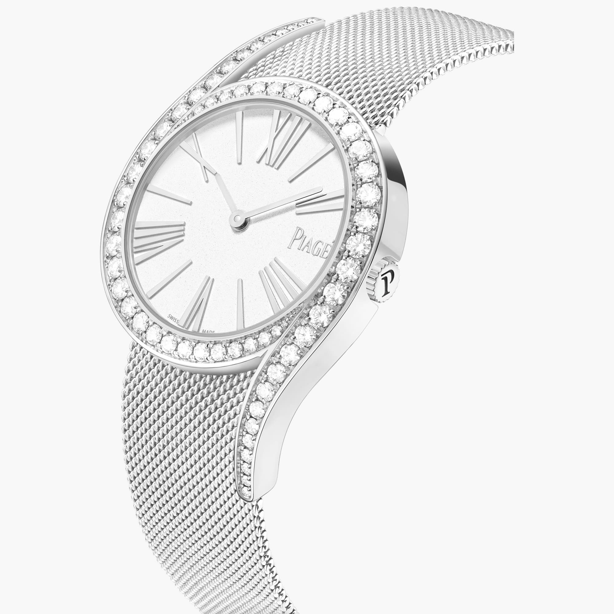 Automatic White Gold Diamond Watch Piaget Luxury Watch G0A45212