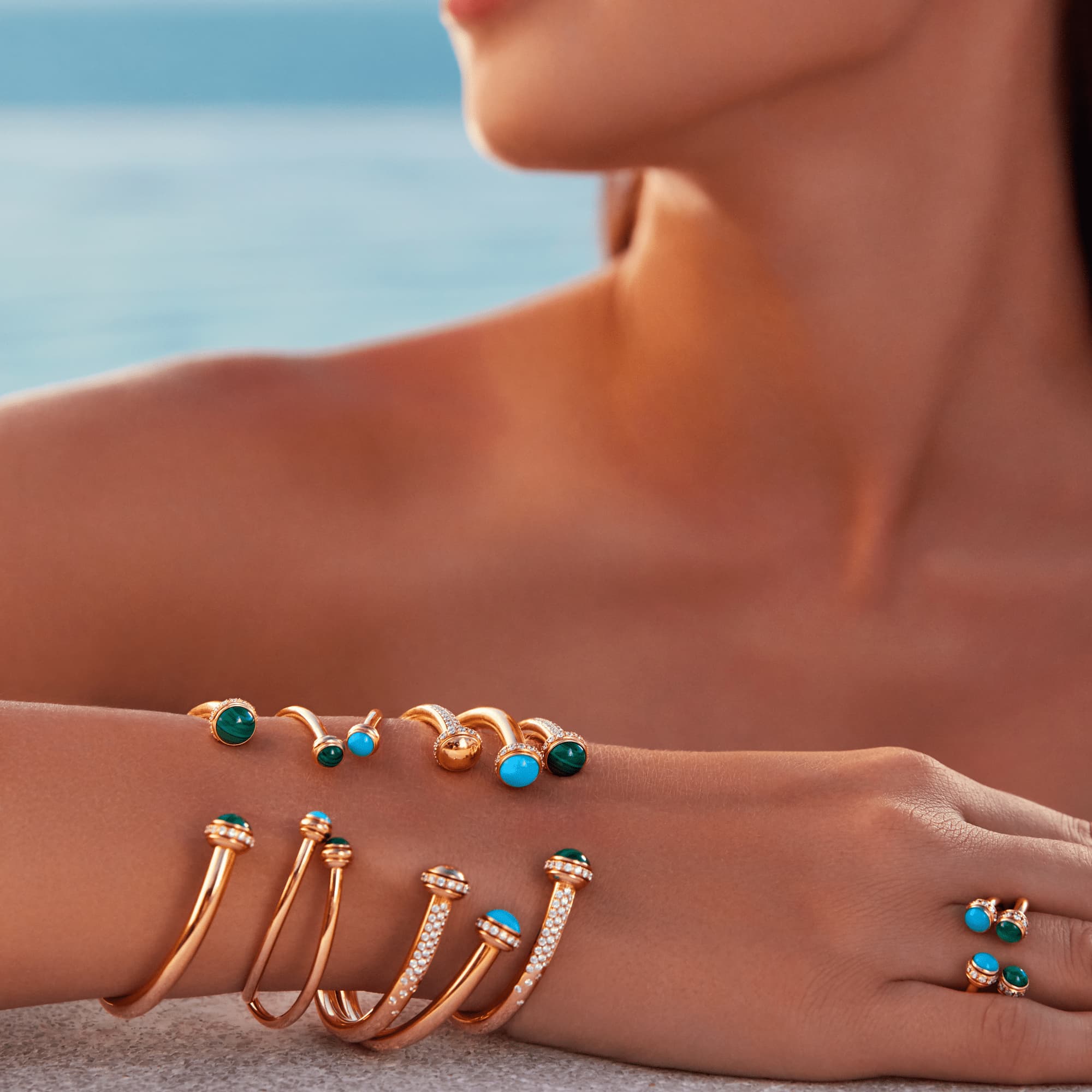 piaget possession open bangle bracelet price
