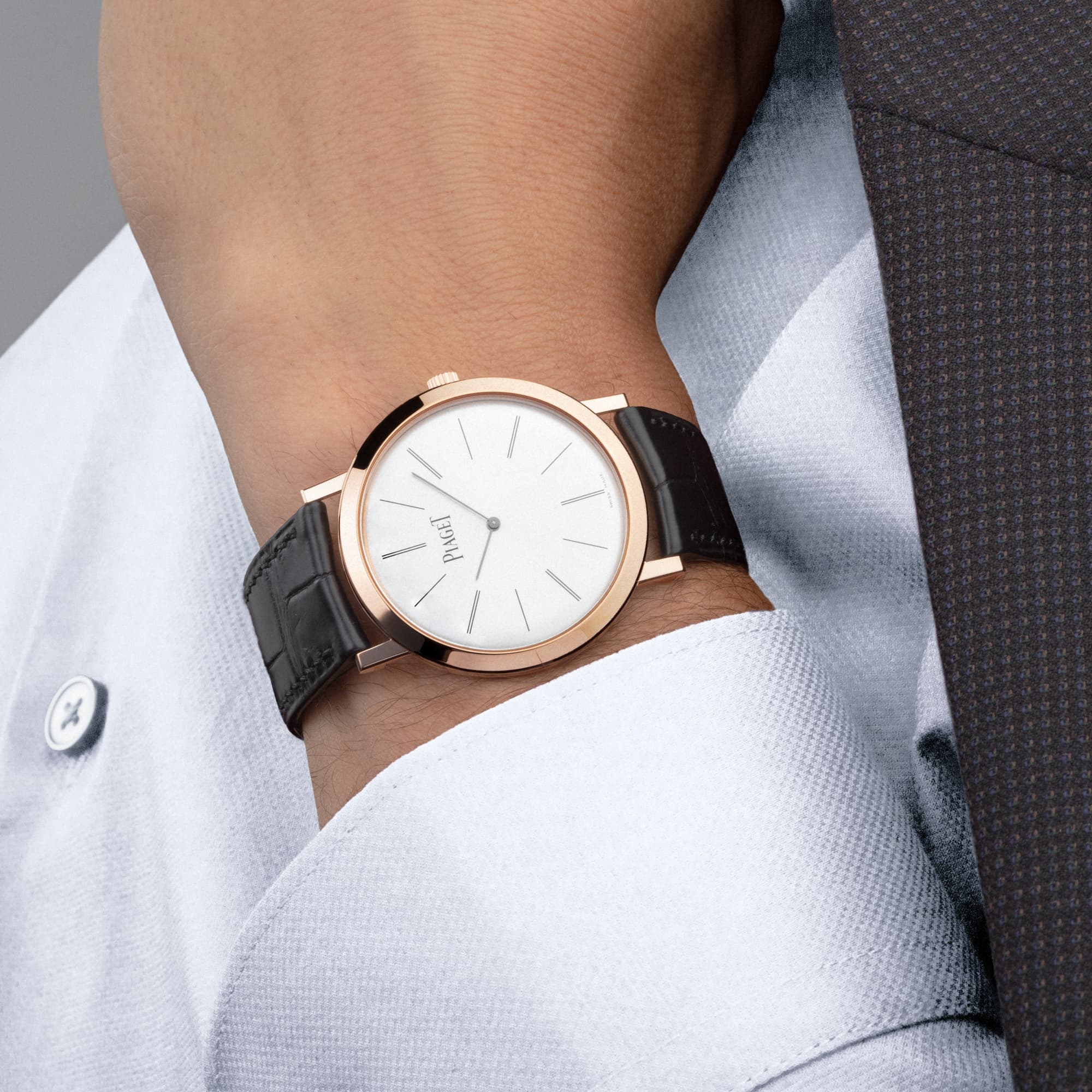 rose gold ultra-thin mechanical watch - piaget luxury watch g0a