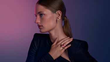 Diamond jewelry set made for Piaget Solstice
