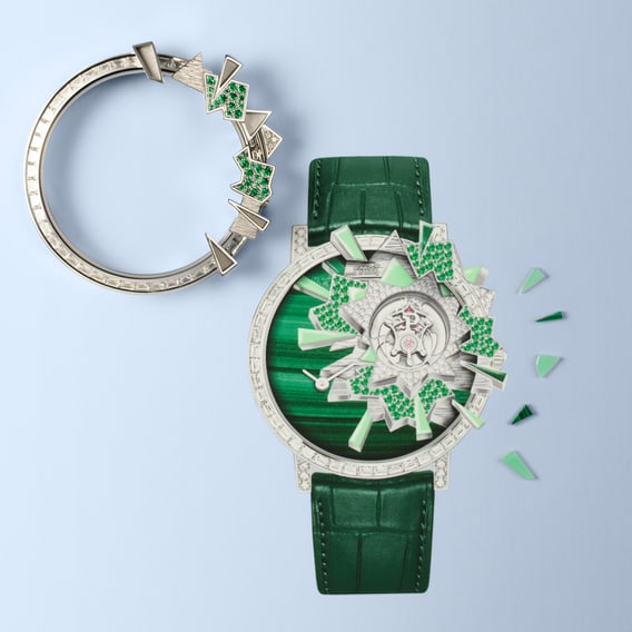 jewellery watch and ring from the Shape of Extraleganza collection