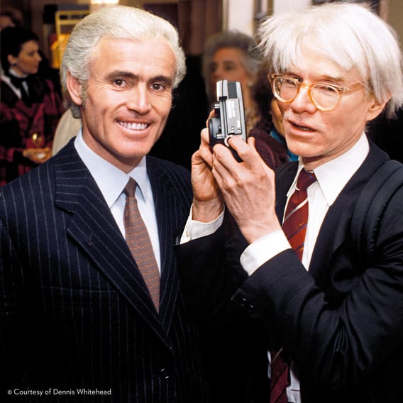 Andy Warhol and Yves Piaget