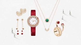 探索Piaget伯爵鉆石珠寶和女士玫瑰金腕表，歡慶佳節
