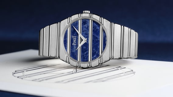 Montre Piaget Polo 79 en or blanc et sodalite