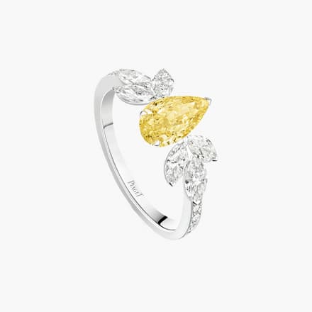 黃色鉆石高級珠寶戒指