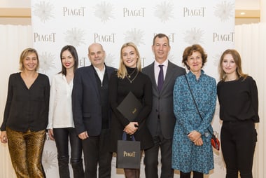 Piaget rewards jewelry designer students for their work