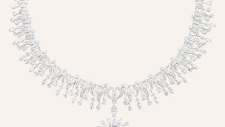 Piaget high jewelry sapphire necklace