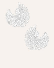 High jewelry diamond earrings