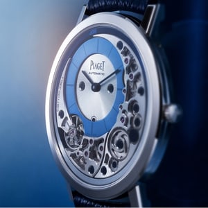 white gold Altiplano watch