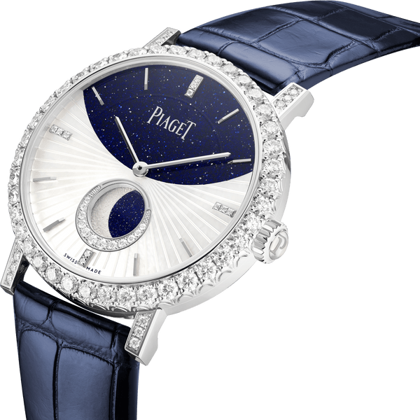 White Gold Diamond Automatic Moonphase Watch - Piaget Watch G0A47105