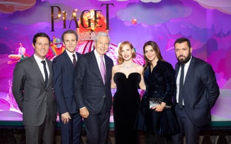 Piaget window showcases inauguration at Galeries Lafayette