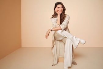 Shiva Safai佩戴伯爵Limelight Gala玫瑰金鑽石腕錶