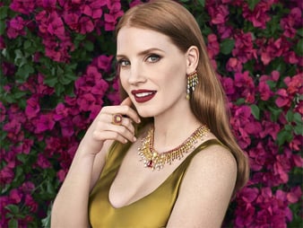 jessica chastain high jewelry