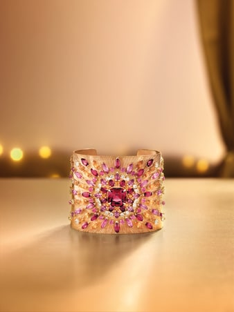 rose gold and diamond bracelet