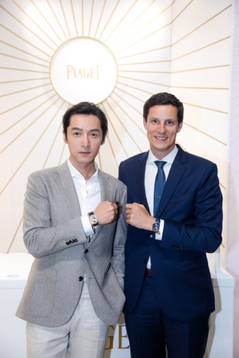 Hu Ge wearing an Altiplano ultra-thin watch for men