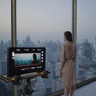 behind the scenes of Piaget Possession campaign