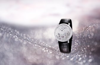 Piaget Altiplano montre extra-plate en diamant