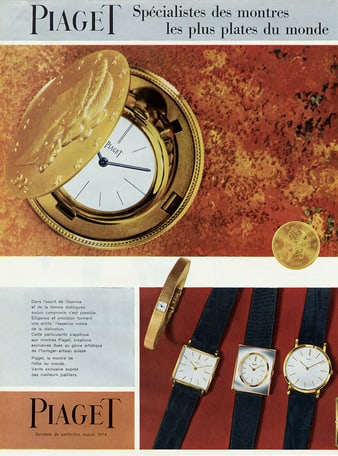 montres extra-plates Altiplano et montre de poche en or