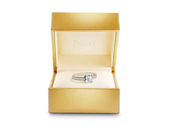 anillo de compromiso de diamantes Piaget