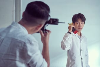 Peng Yuchang at Golden Horse Awards photoshoot