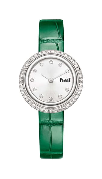 Piaget Damenuhr aus Weißgold mit Diamanten
