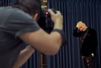Xu Zheng at Golden Horse Awards photoshoot