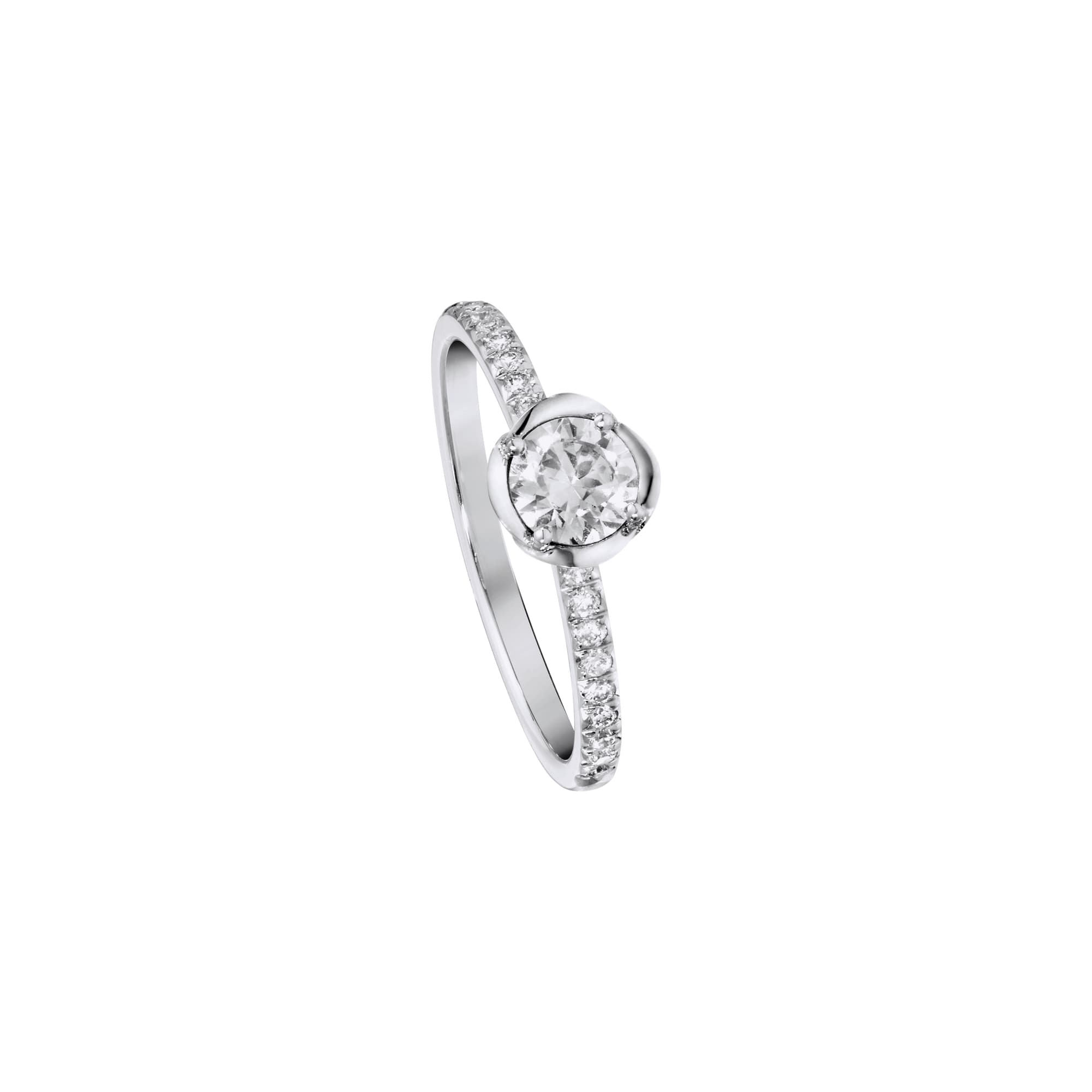 Platinum Diamond Engagement Ring G34UR300 - Piaget Wedding Jewelry Online