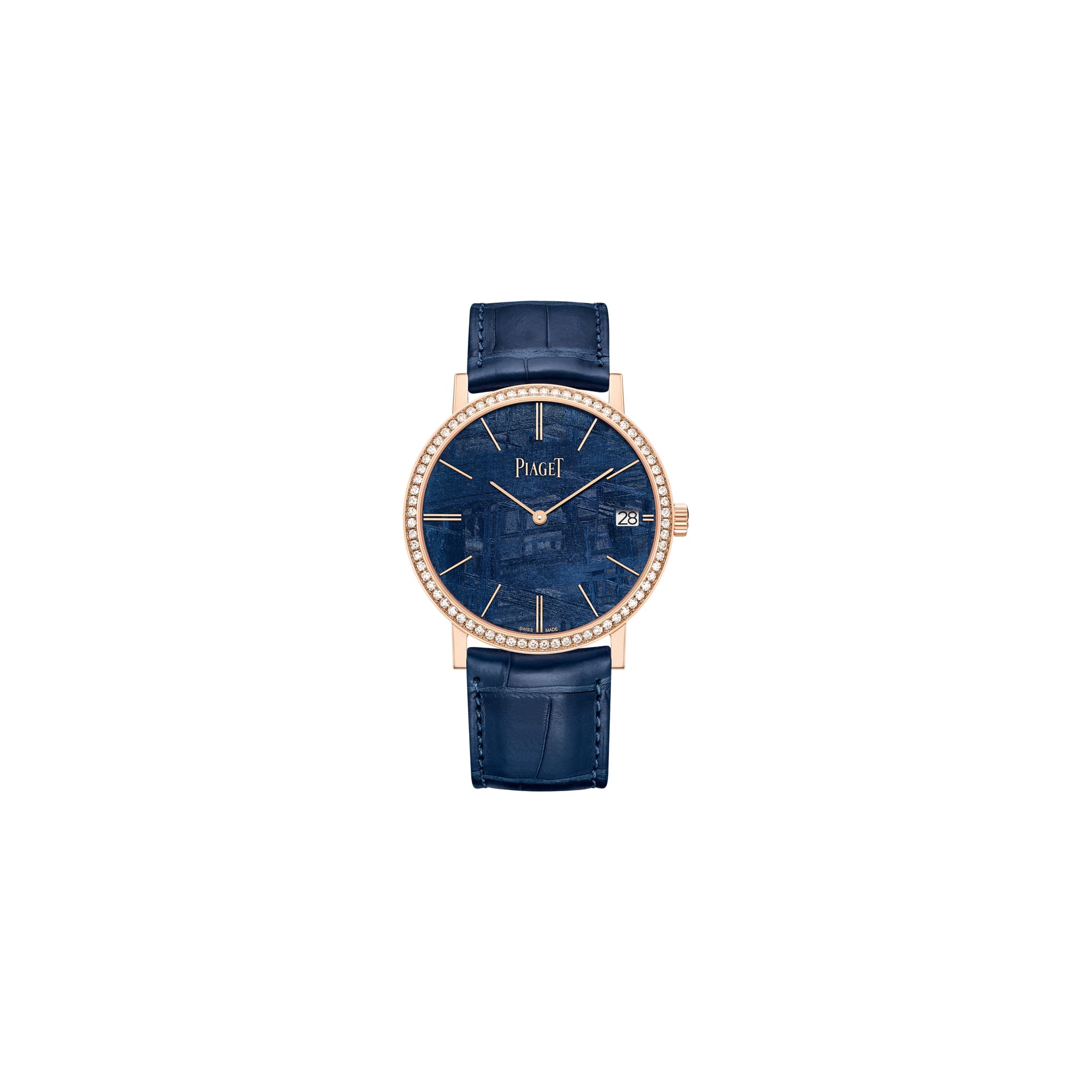 Rose gold Diamond Ultra-thin date Watch G0A44052 - Piaget Luxury Watch ...