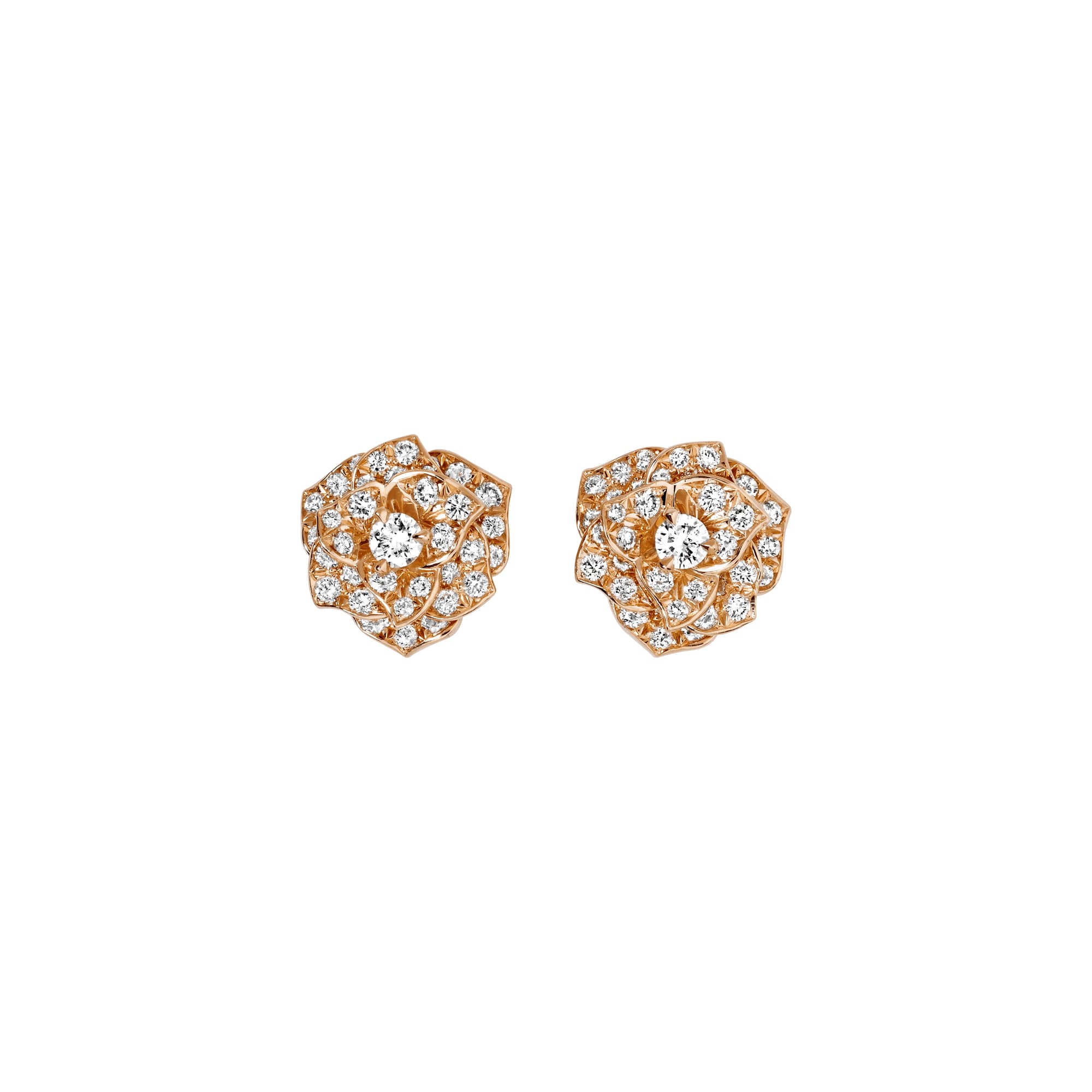 Rose gold Diamond Earrings G38U0050 - Piaget Luxury Jewelry Online