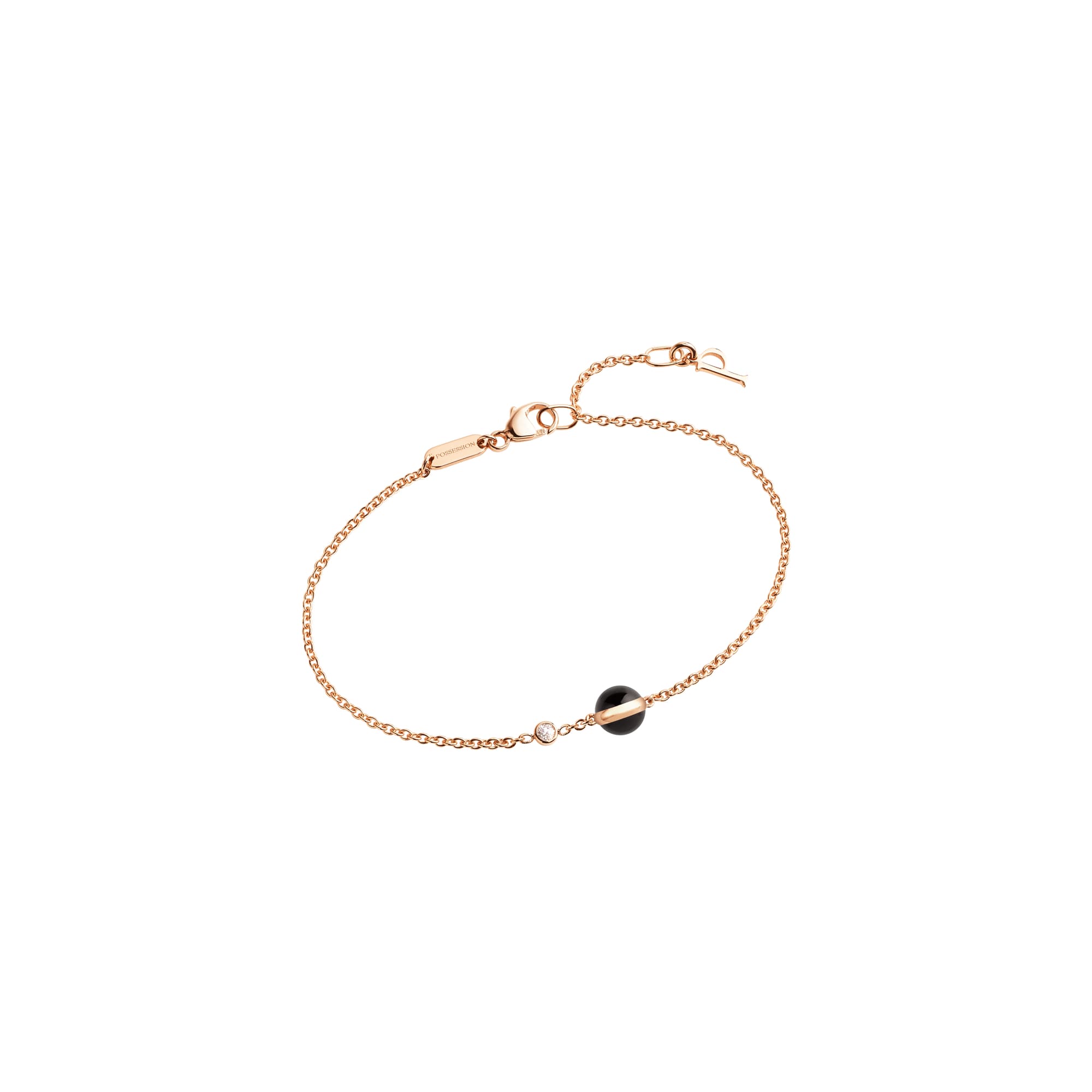 Rose gold Onyx Diamond Bracelet G36PB500 Piaget Luxury Jewelry Online