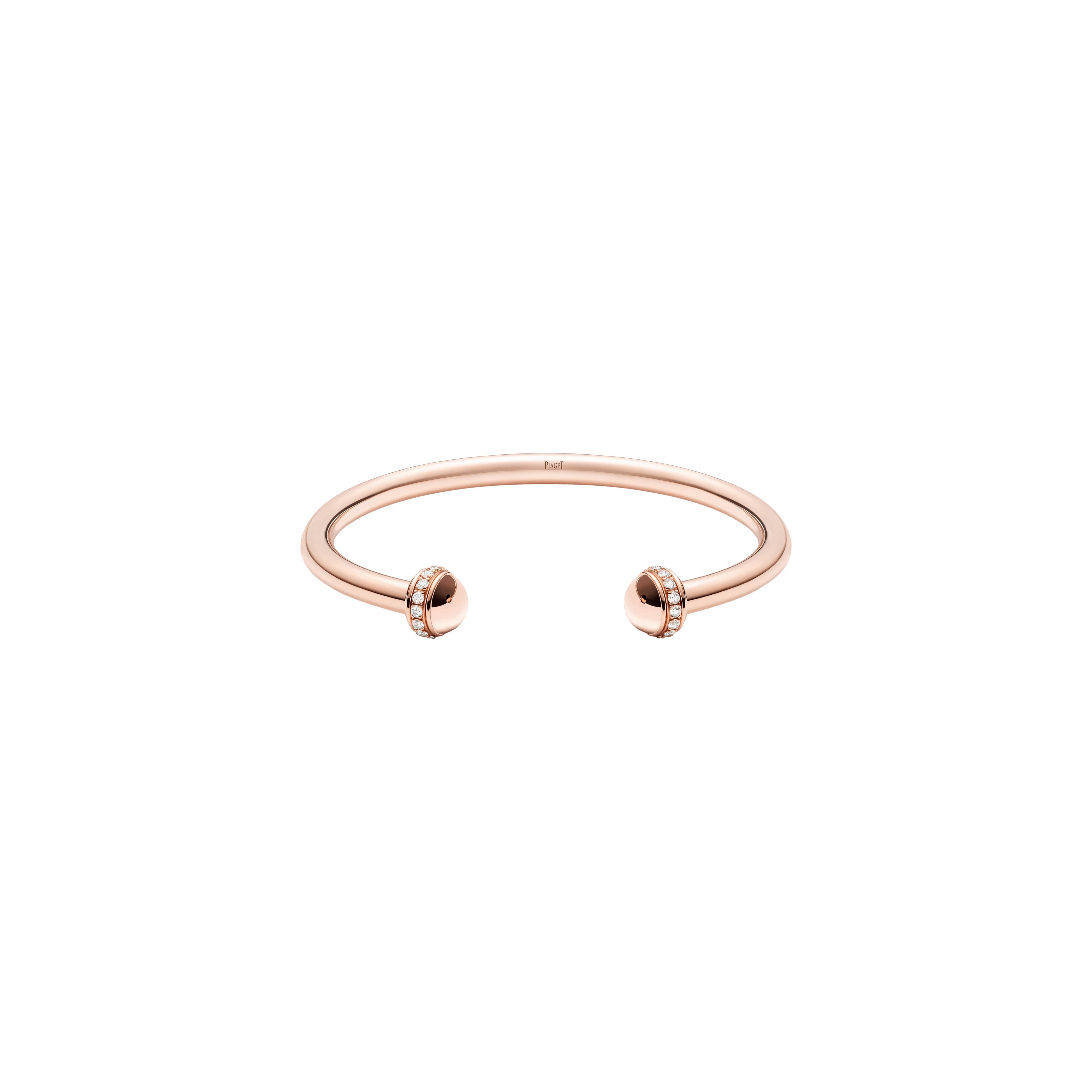 Rose gold Diamond open bangle bracelet G36PZ900 - Piaget Luxury Jewelry ...