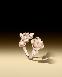 Piaget Rose ring in rose gold and diamond