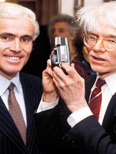 Yves Piaget and Andy Warhol