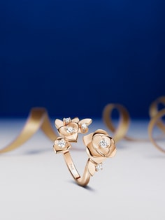 Piaget Rose ring in rose gold and diamond