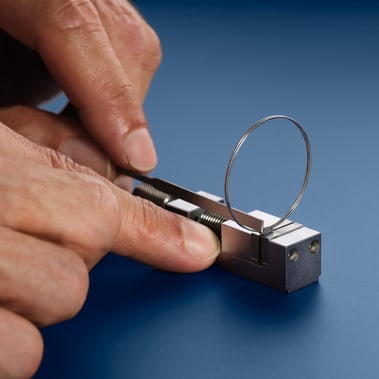 Watchmaker fitting the gong of the Piaget Polo Minute Repeater watch
