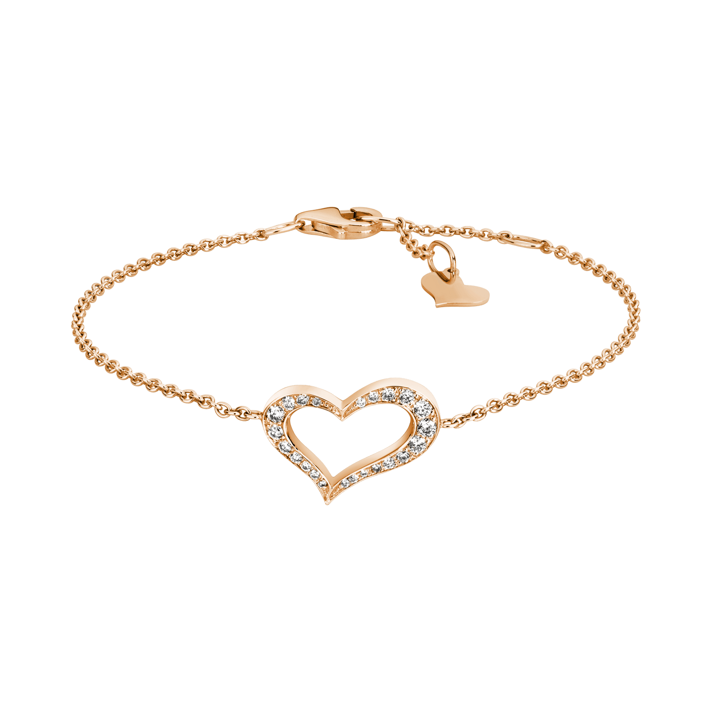 Rose Gold Heart Bracelet | Silver Four Heart Bracelet | Chain Bracelet | Charm  Bracelet | Gift for her | Minimalistic | Anti Tarnish |