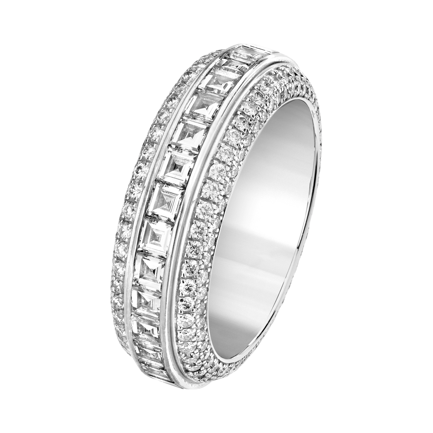 Vivienda capoc Polinizar White Gold Diamond Wedding Ring G34A7400 - Piaget Wedding Jewelry Online
