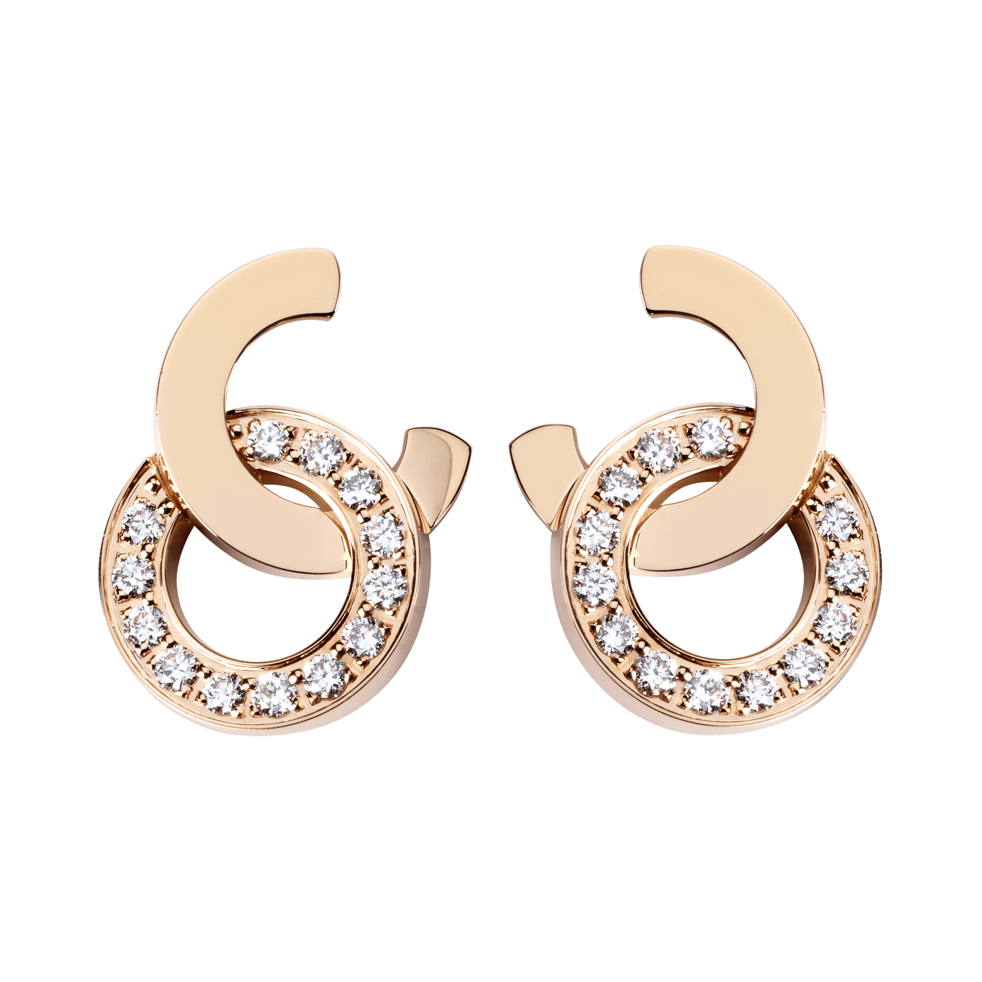 Rose gold Diamond Earrings Piaget Luxury Jewellery G38PX170