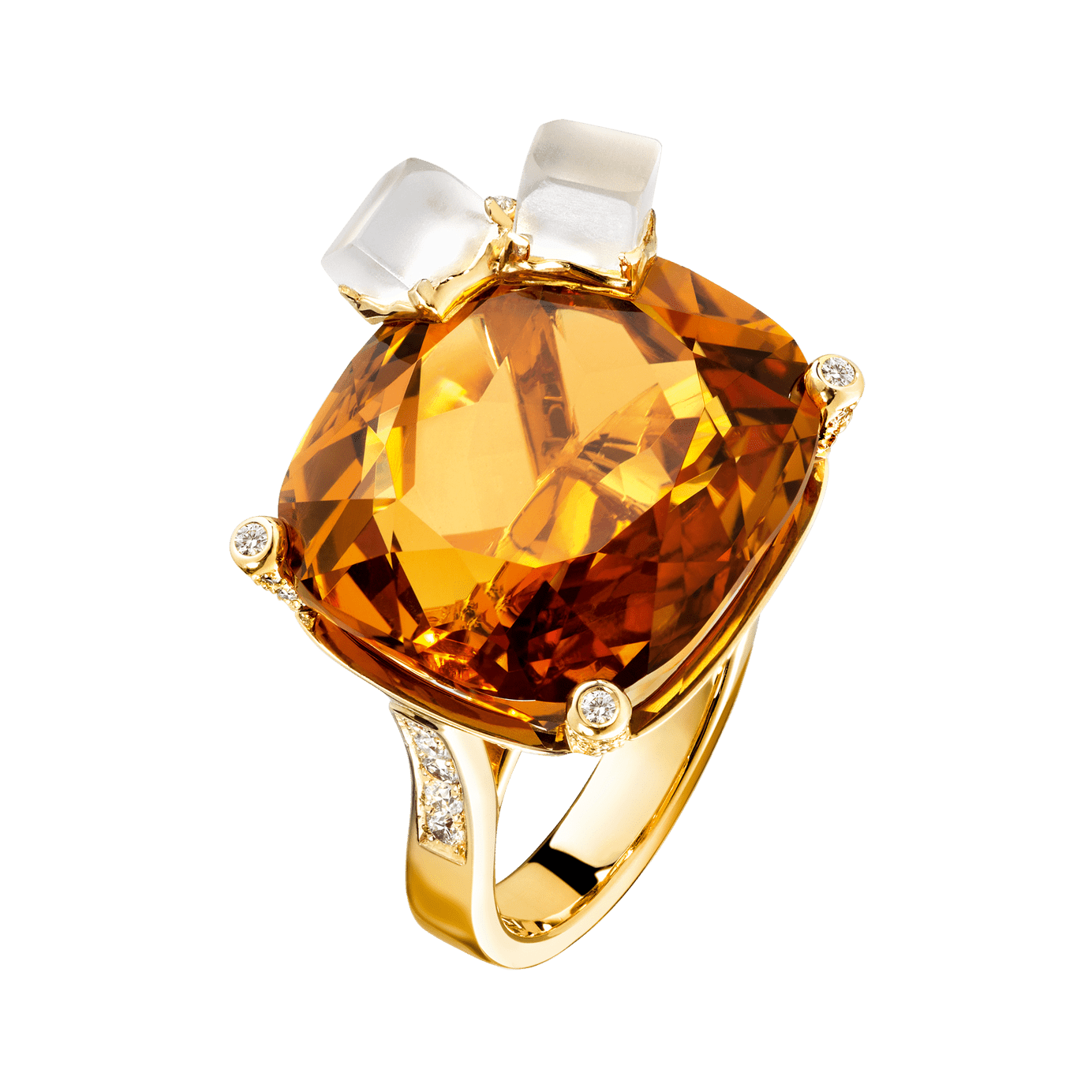 イエローゴールド製ダイヤモンド付きリング- ピアジェ G34LP300