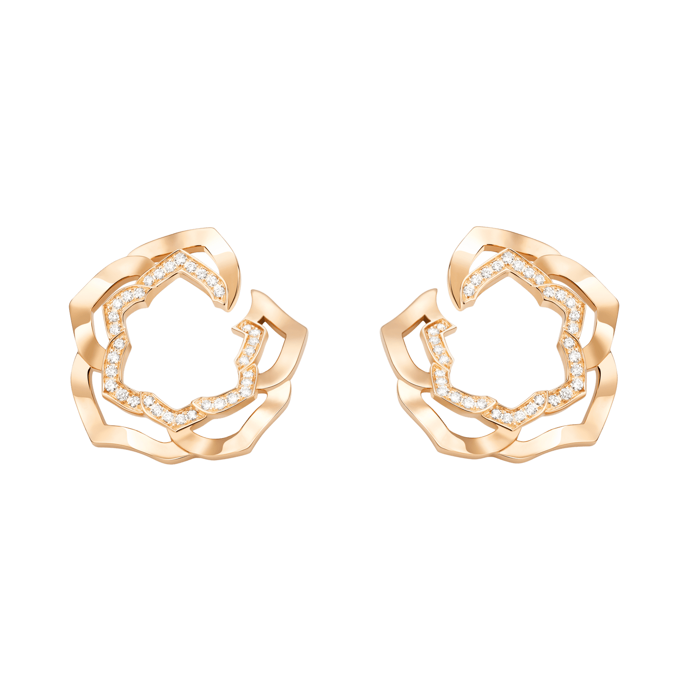 PIAGET Necklace Rose Flower Motif 1 Point Diamond 750(18K) White Gold | eBay