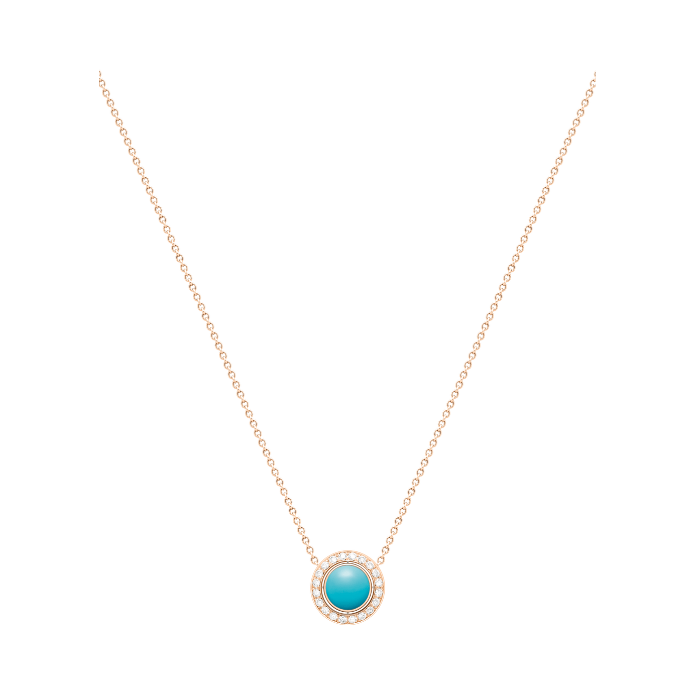 turquoise diamond pendant