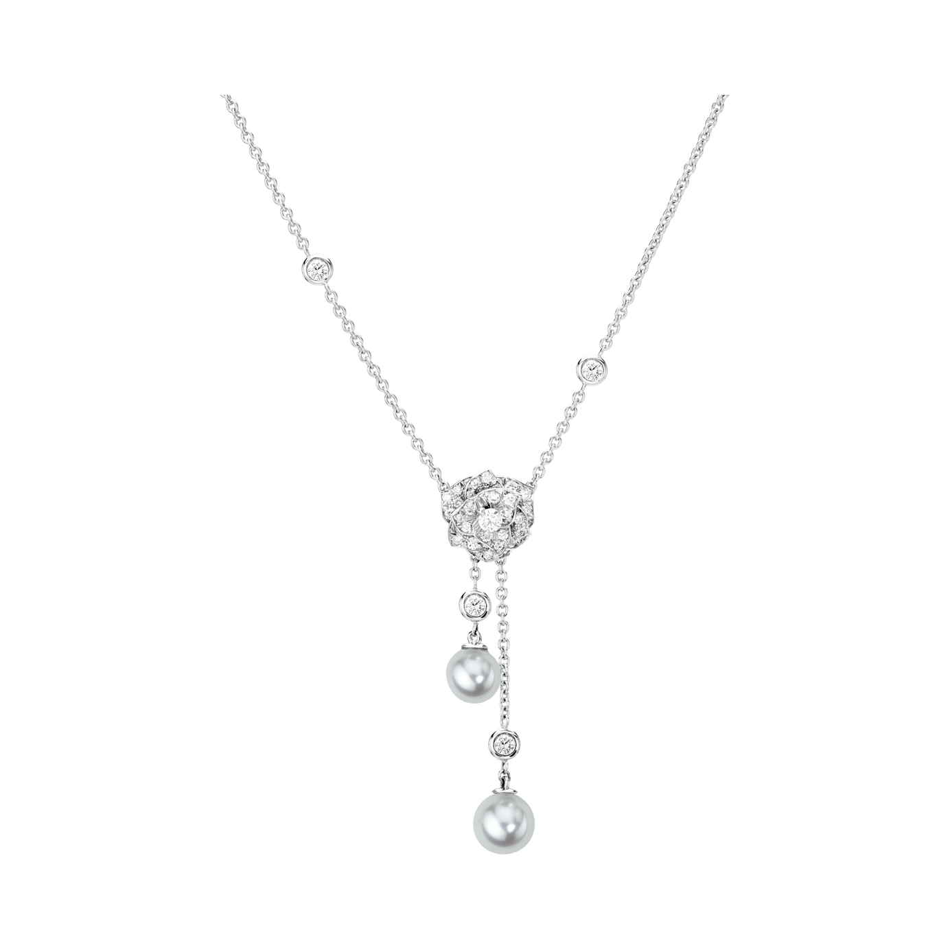 Piaget White Gold Pearl Diamond Pendant G33U0920
