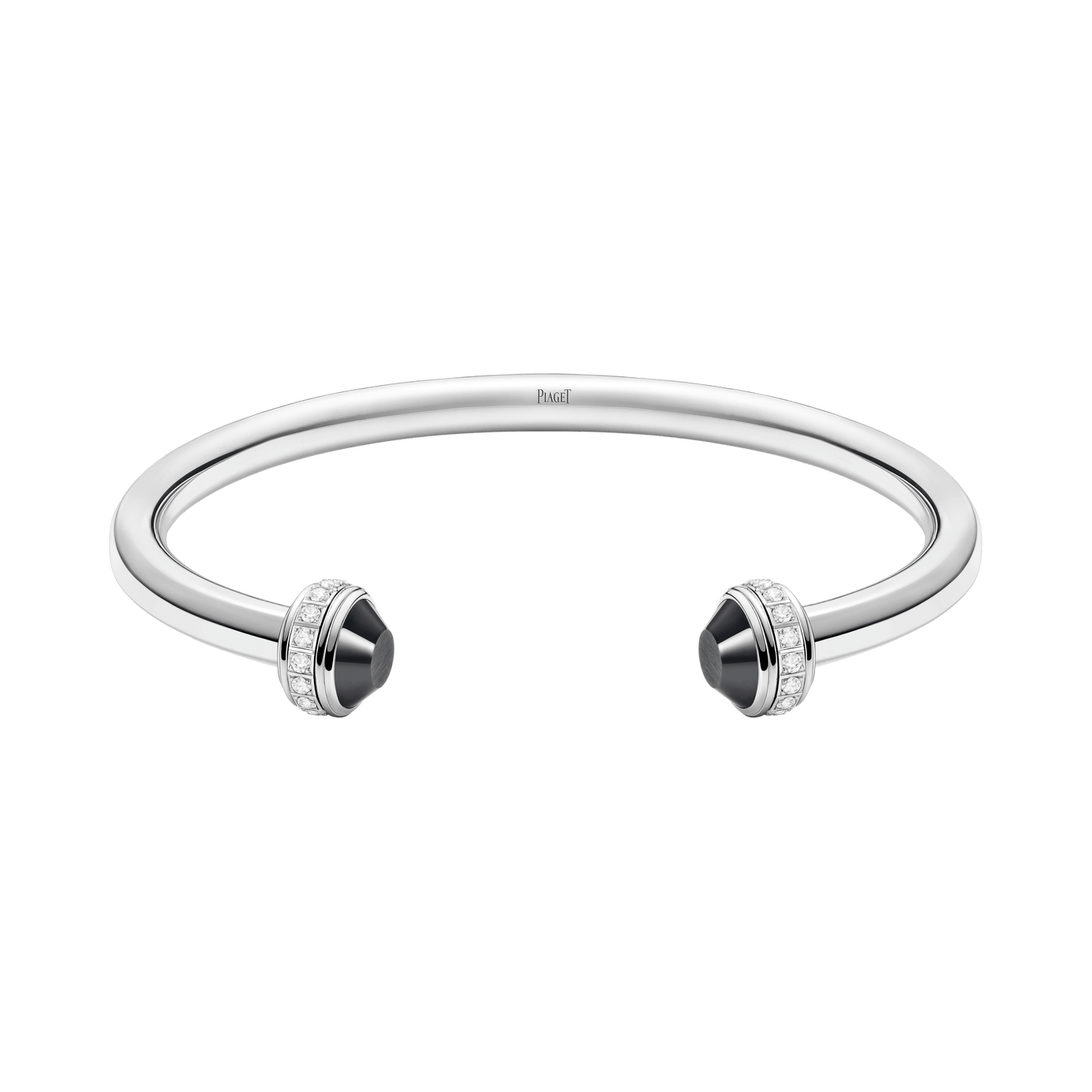 white gold bangle