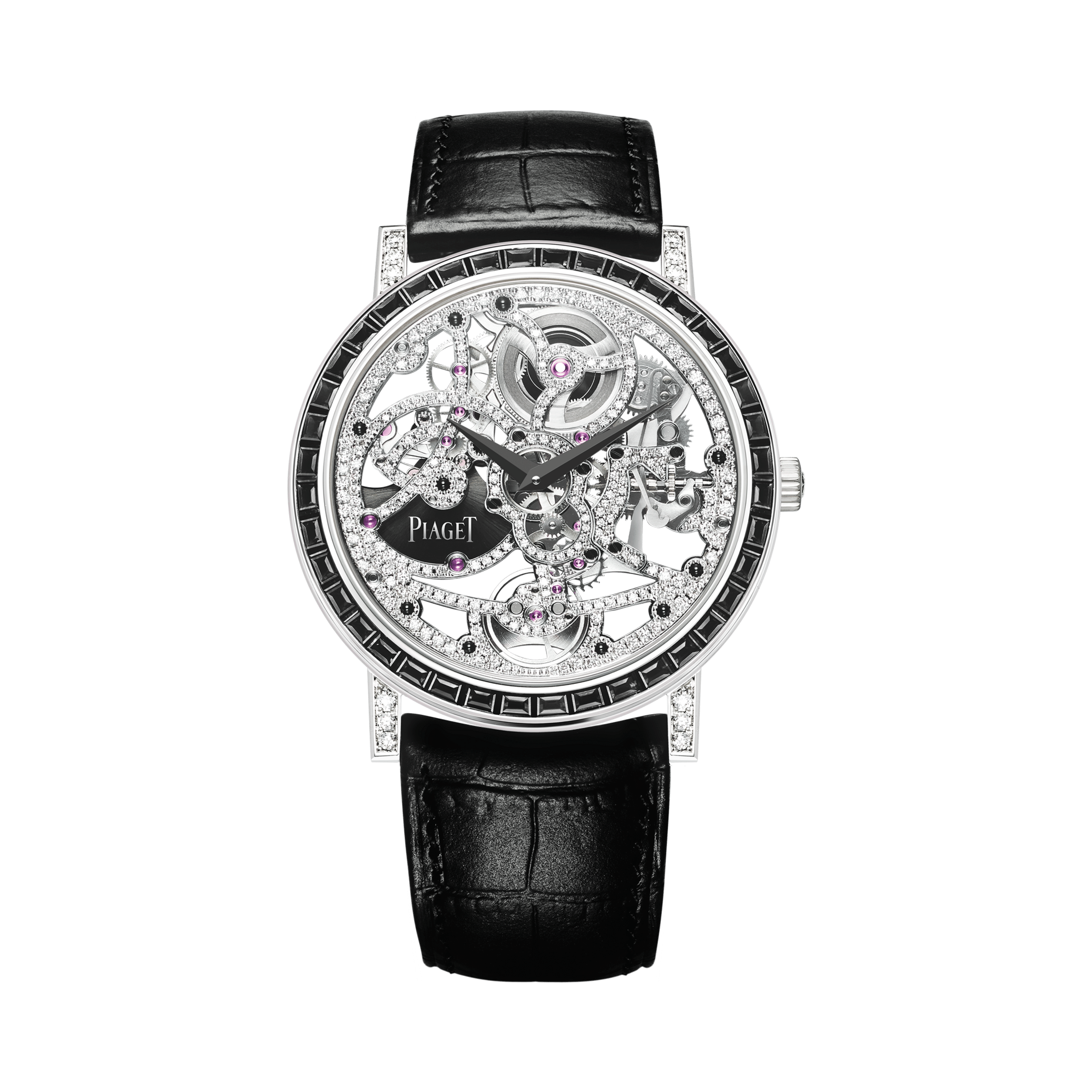 White gold Diamond Ultrathin skeleton Watch Piaget Luxury Watch G0A40225
