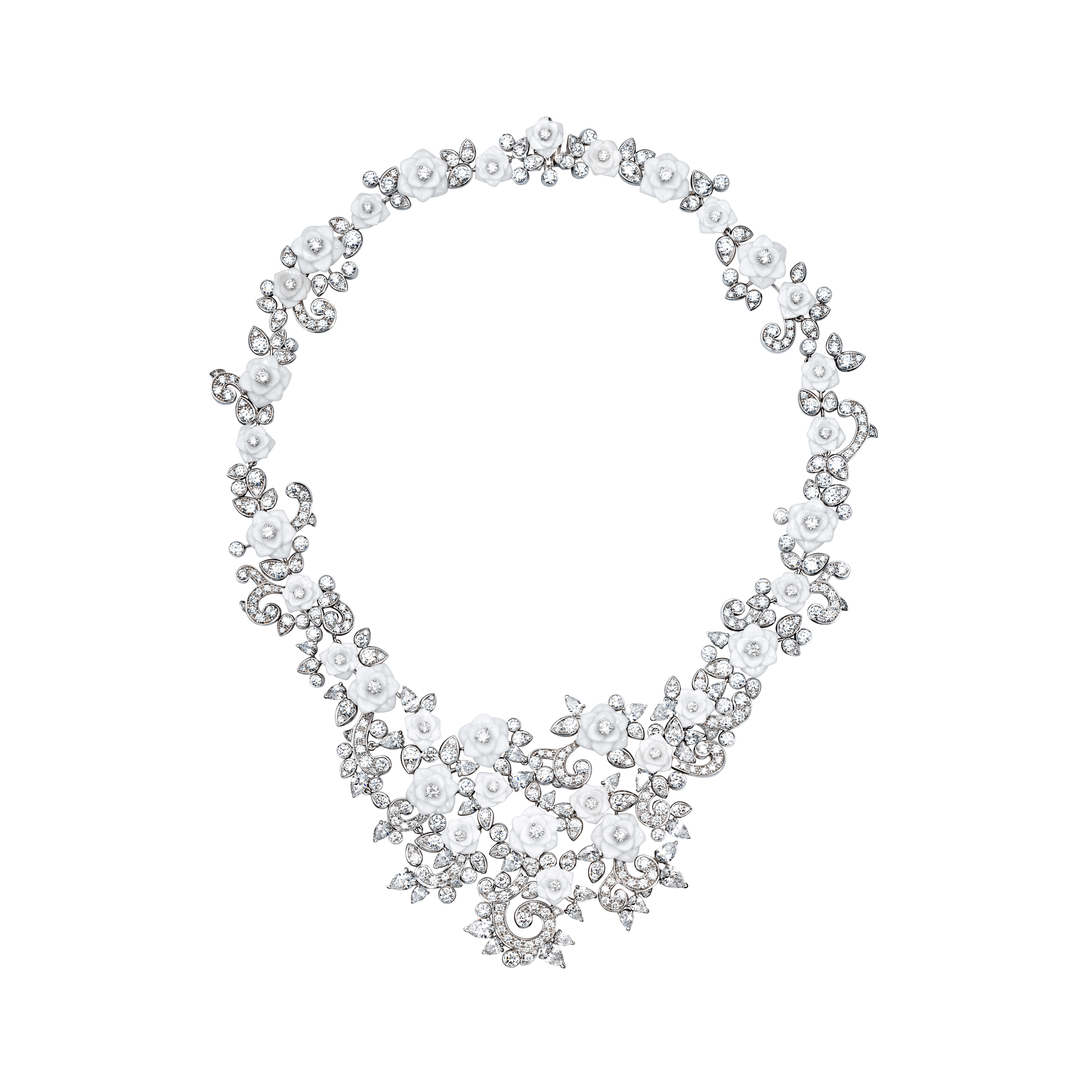 Piaget White Gold Chalcedony Diamond Necklace G37LH200