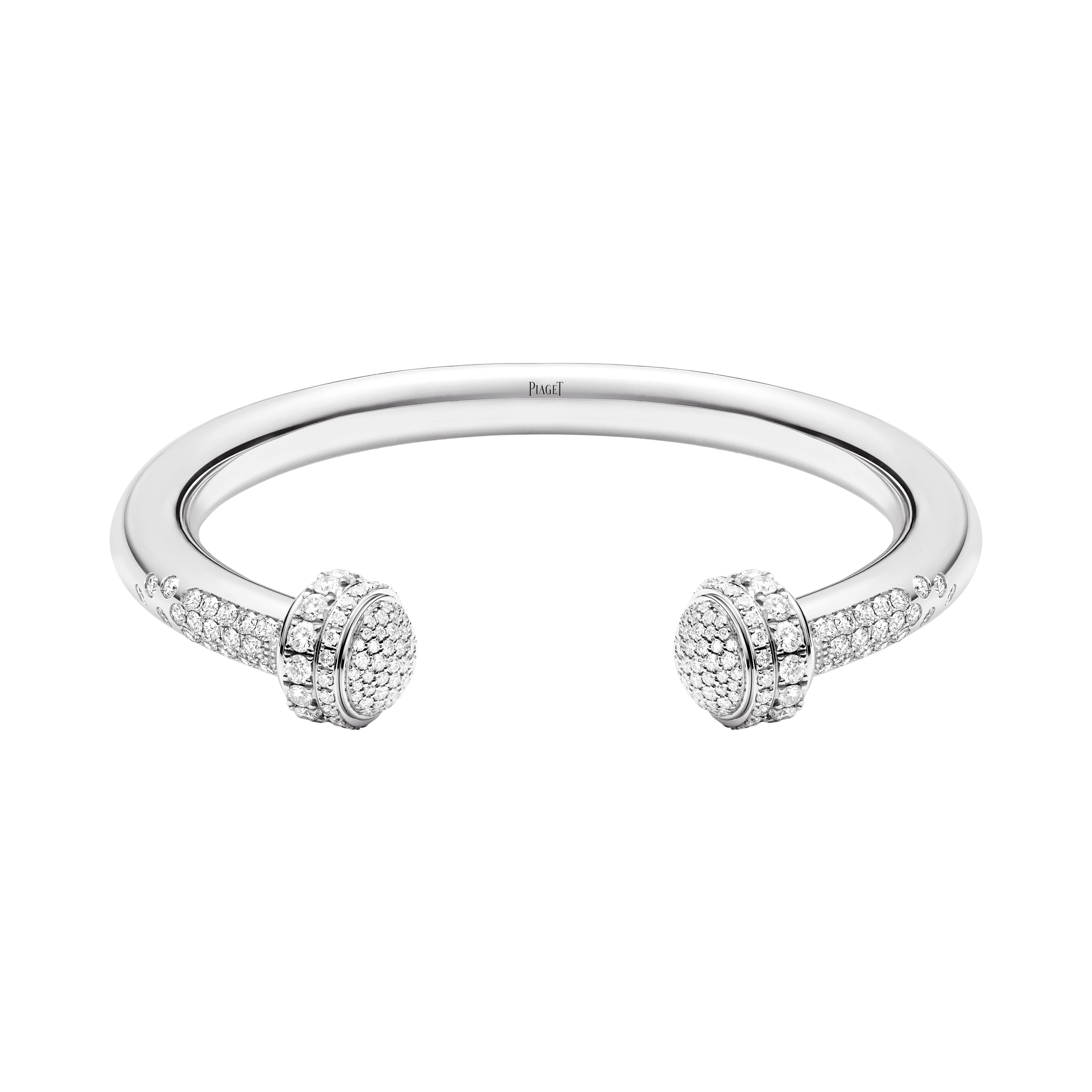 White gold Diamond Open bangle bracelet G36PF200 Piaget Luxury