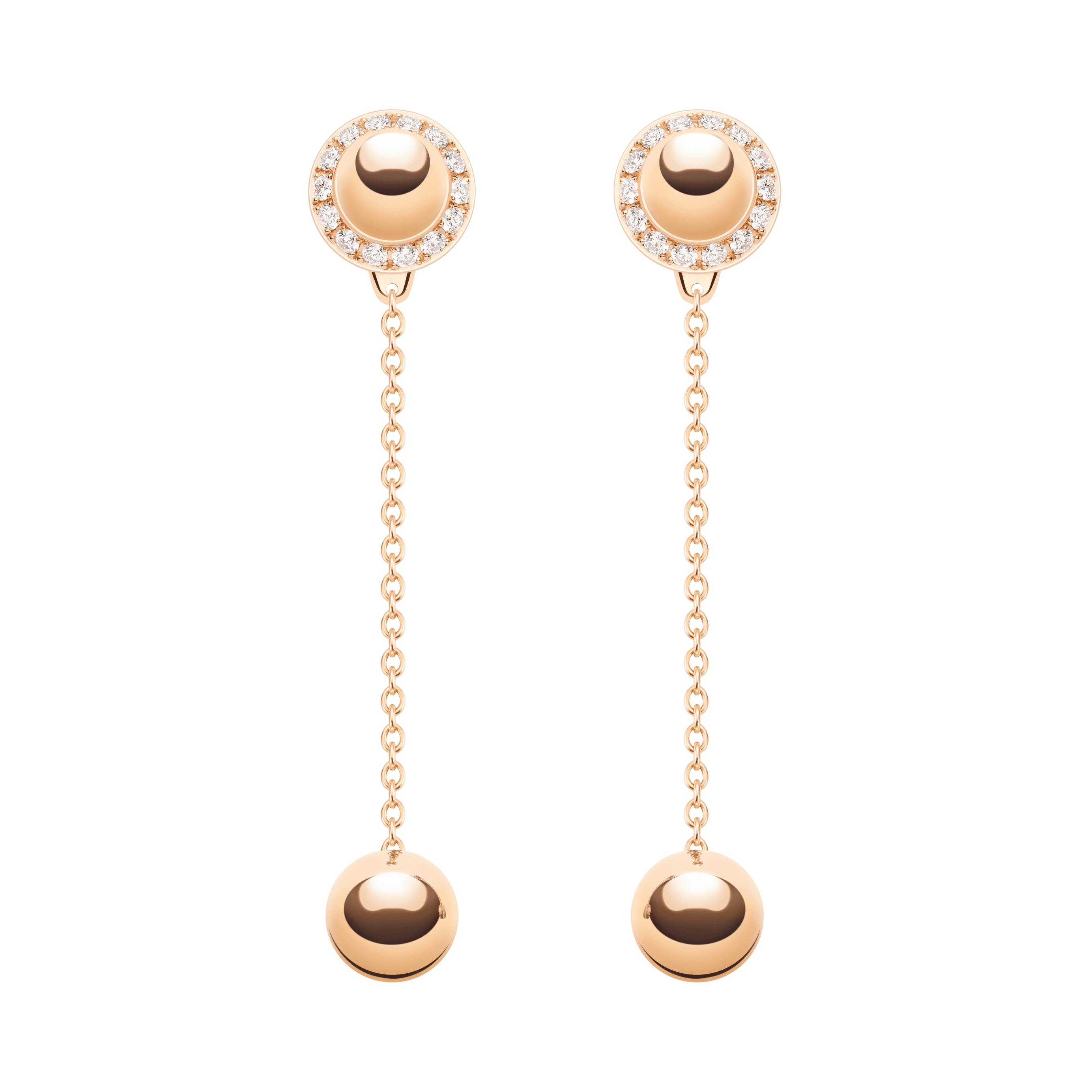 Piaget Rose Gold Diamond Earrings G38PV800