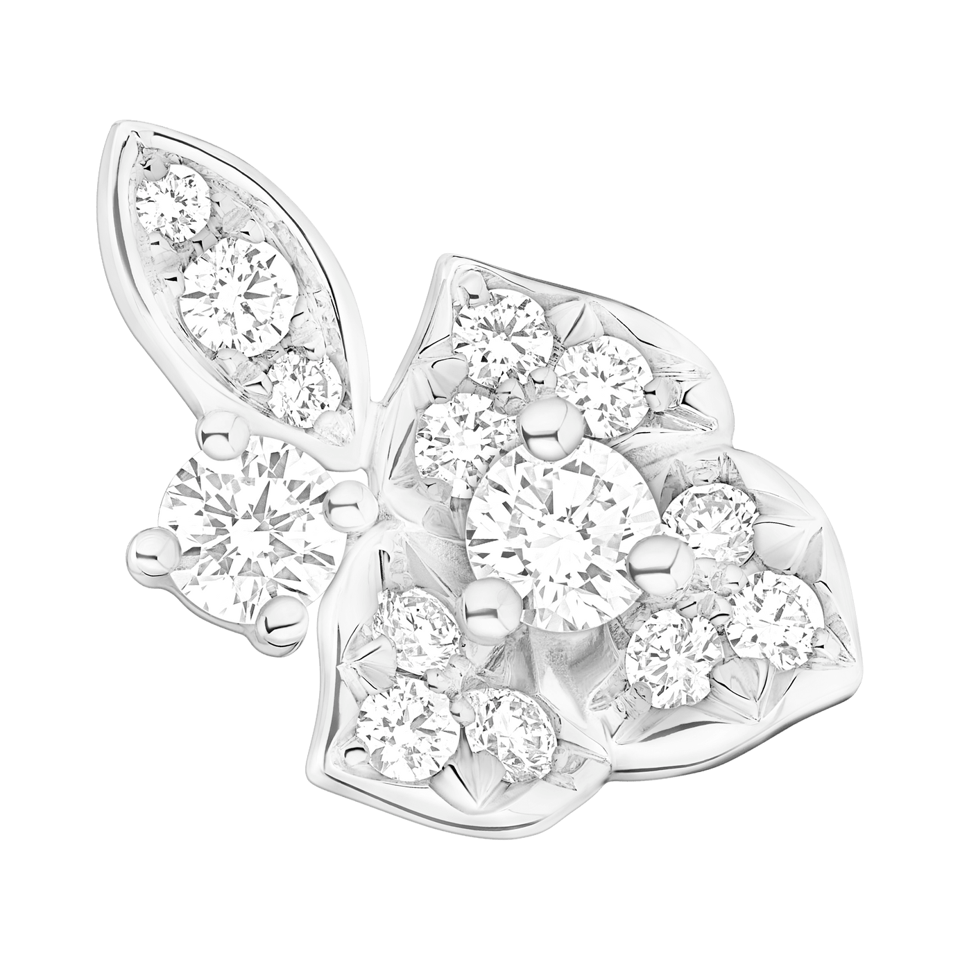 Piaget伯爵Rose系列单只耳环